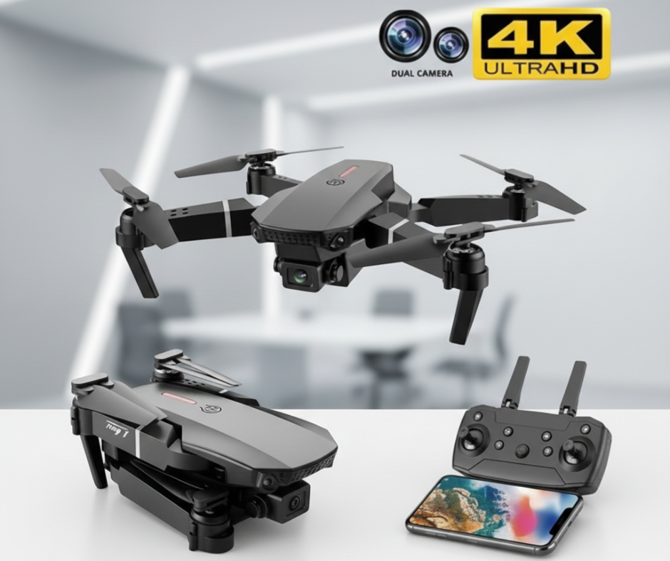 Drone 998 Pro con Cámara Dual 4K + Transmisión WiFi 2.4GHz