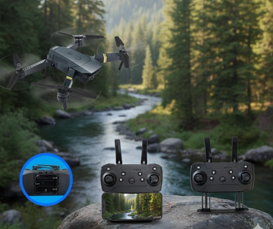 Drone 998 Pro con Cámara Dual 4K + Transmisión WiFi 2.4GHz