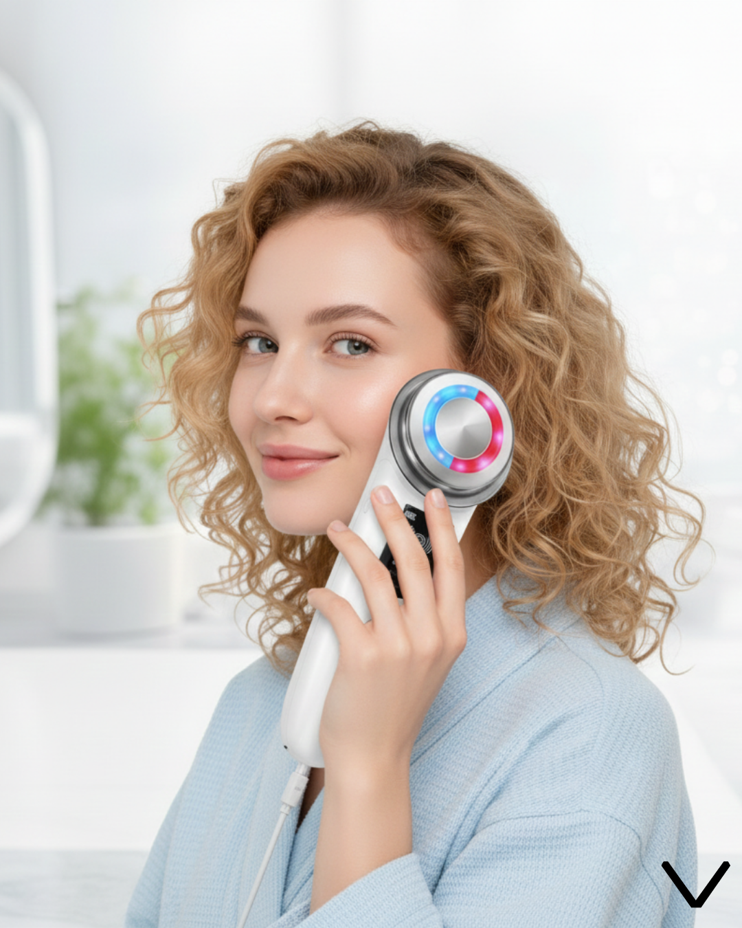 Dispositivo Facial Rejuvenecedor LED – Tecnología Profesional en Casa