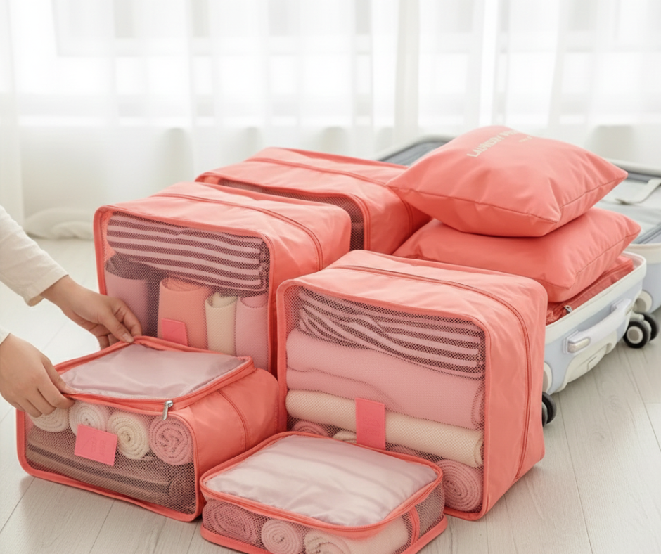 Set de Organizadores de Maleta – 5 Piezas